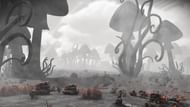 The planetary anomaly with red mist (Image via No Man's Sky)